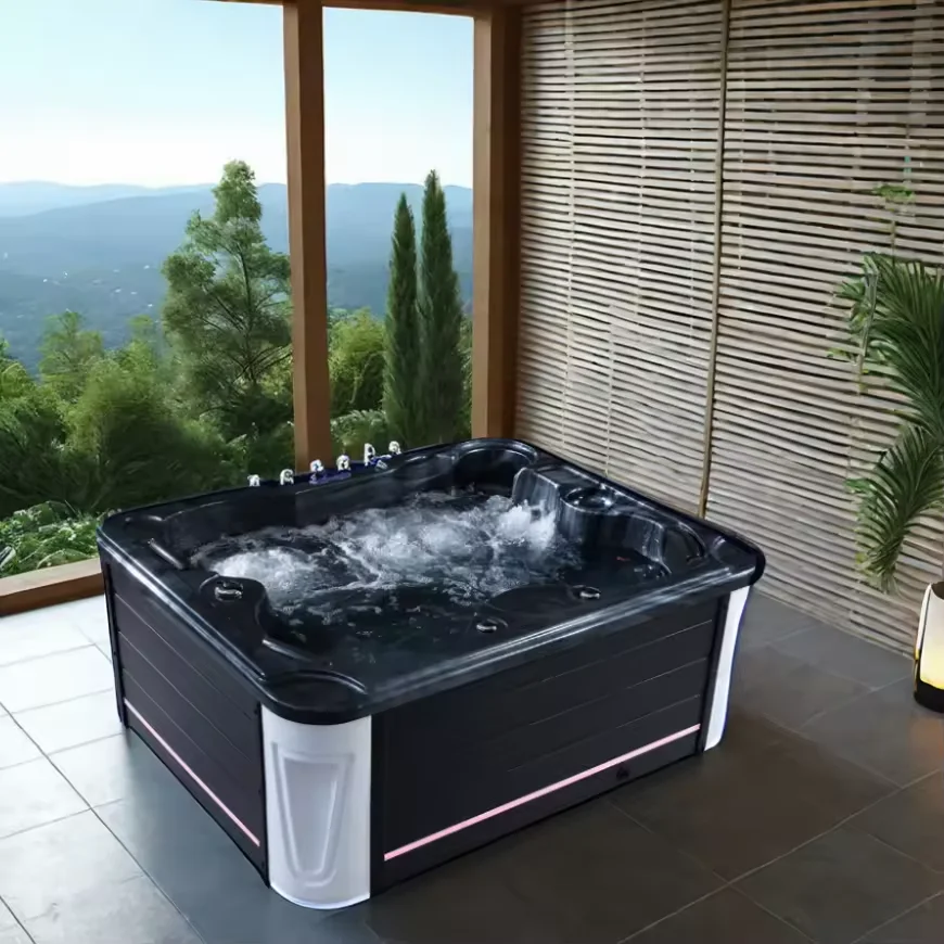 2024 Chinese factories Air Jetted outdoor spa fore sports outdoor spa hot tub Balboa Spa Bathtubs