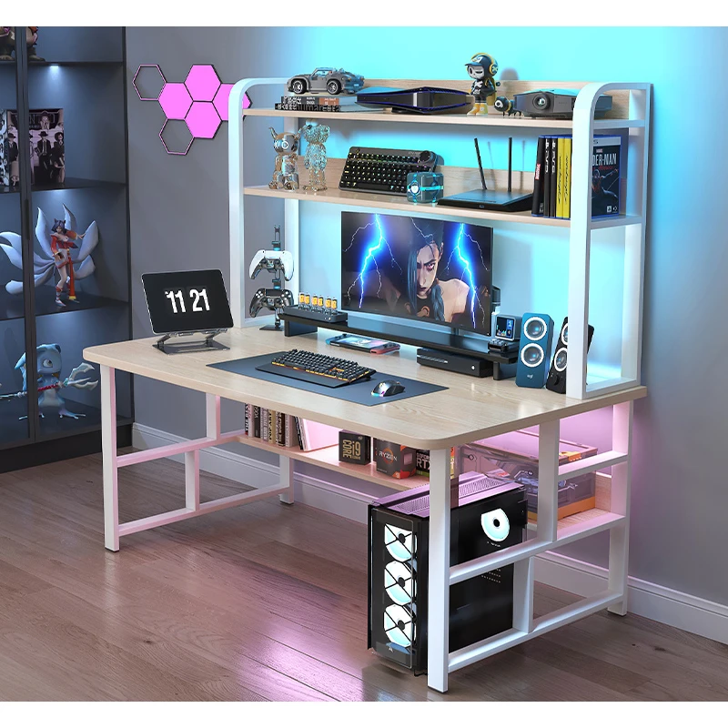 Stock Available Kids Wooden 80*50Cm Standing Type Desk With Shelves For Home Office