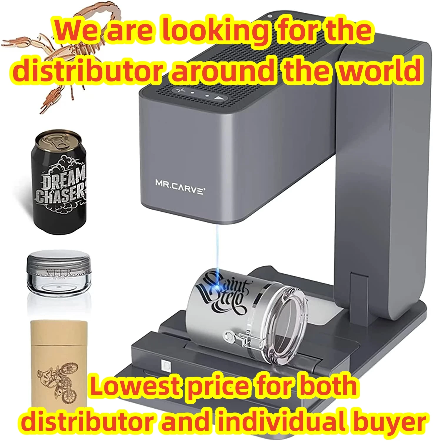 DAJA C1 Vinyl Records 0220 30w 6090 1060 1390 pcb Stencil Engraving with Rotary Plywood Cutting Machine Handheld Laser Marker