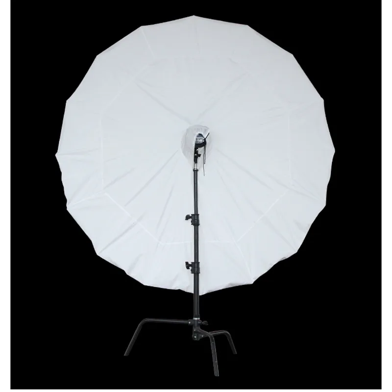 
200cm Black Silver reflective umbrella Portable Octagon Umbrella with Large Diffuser Cover For Studio Photo Flash light 
