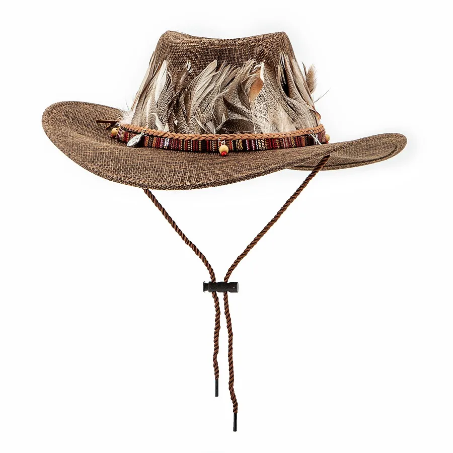 Linen Cowboy Hat Best Selling High Quality Cowboy Hats Fashion Clothing Outdoor For Sale