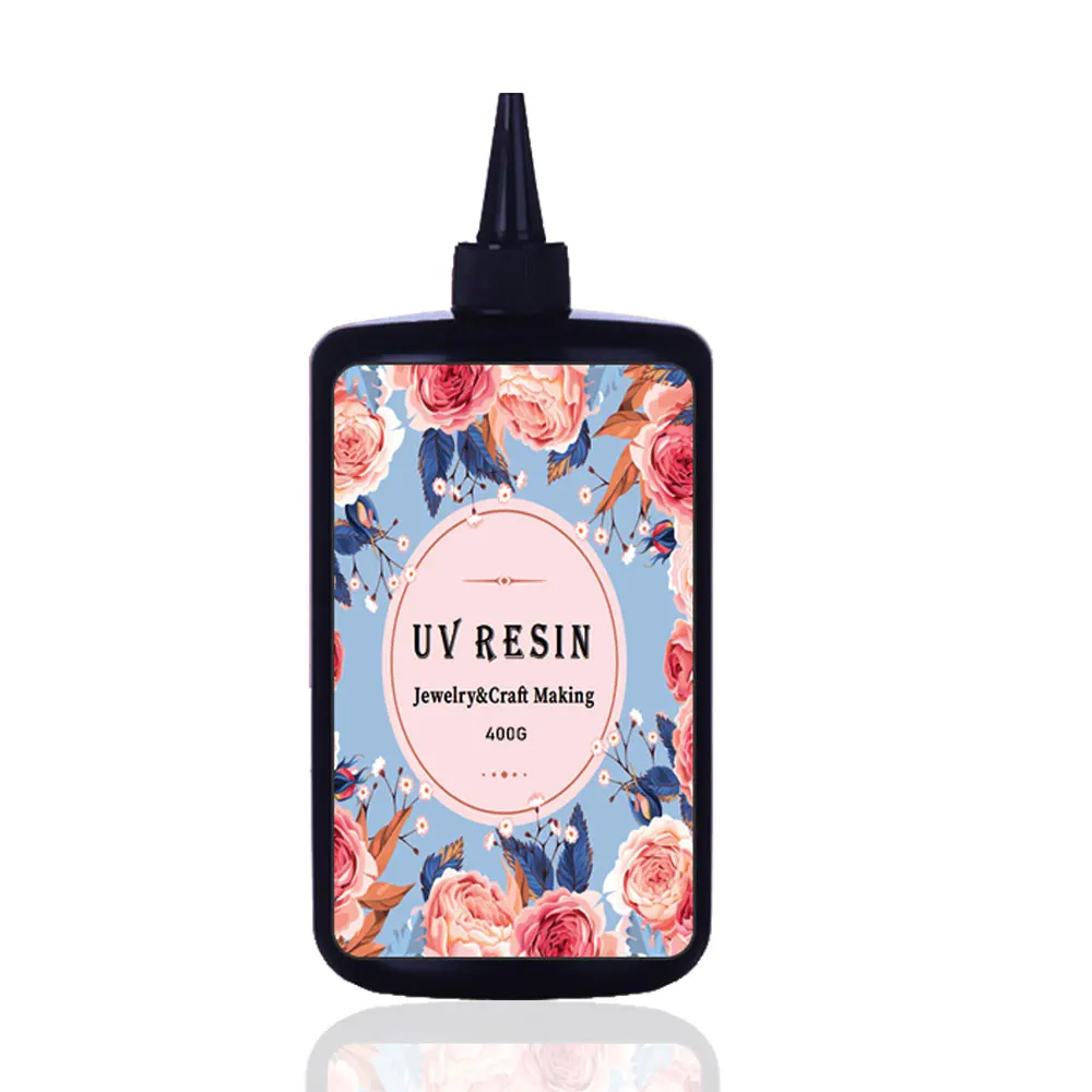 Upgrade 400g/bottle UV Resin Diy Acrylic Clear Fast Curing UV Curable Resin for Homemade Crafts