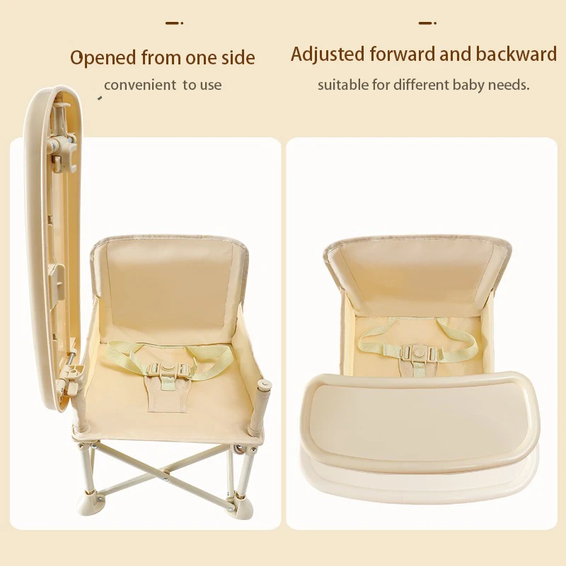 High Quality Foldable Baby Dining Chair for Indoor and Outdoor Portable Baby Feeding Chair Low Seat Folding Baby Beach Chair