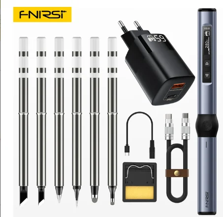 FINRSI HS-01Portable PD65W Endothermic Soldering Smart Soldering Iron Accessories sets