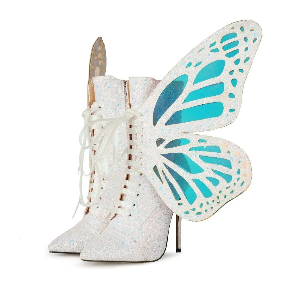 Spring New Collection butterfly Heels Shoes for Women and Ladies Customized logo Add Be Freely
