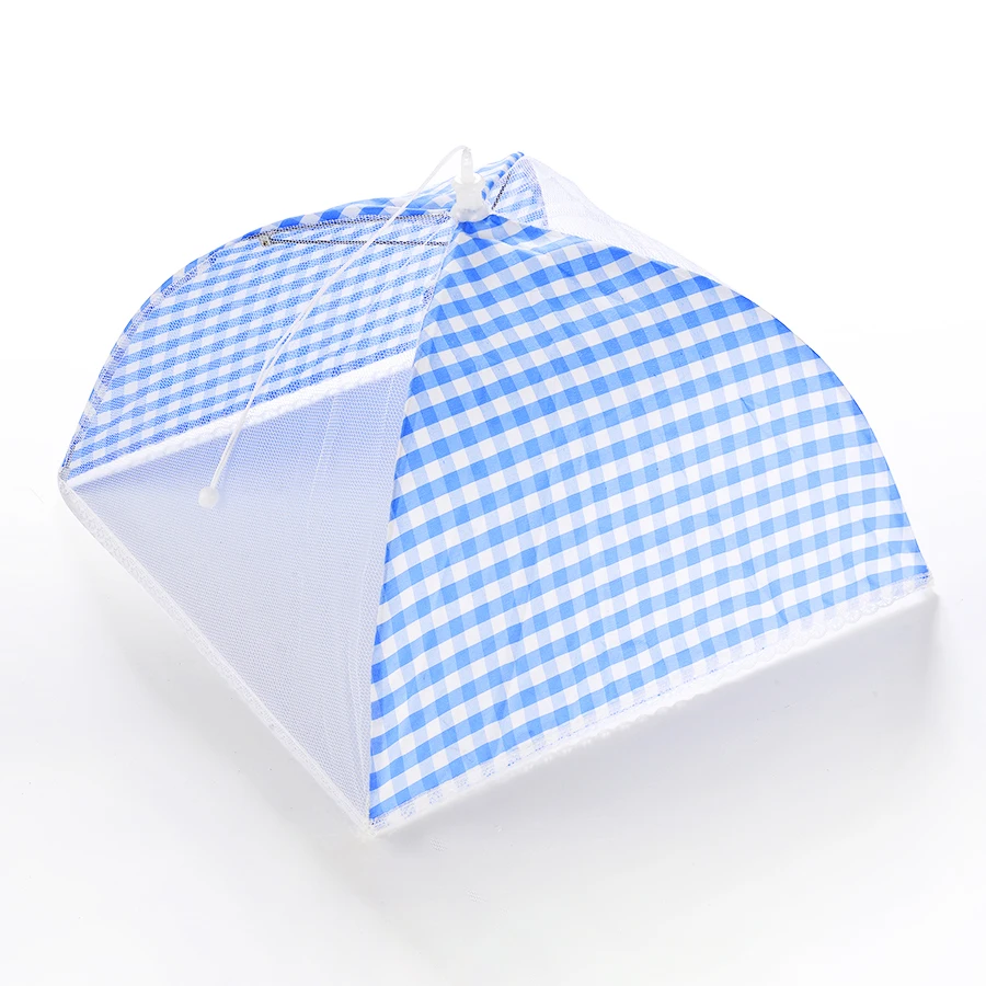 
new style pop-up kitchen foldable 4 sides mesh polyester Net dish food umbrellas cover 