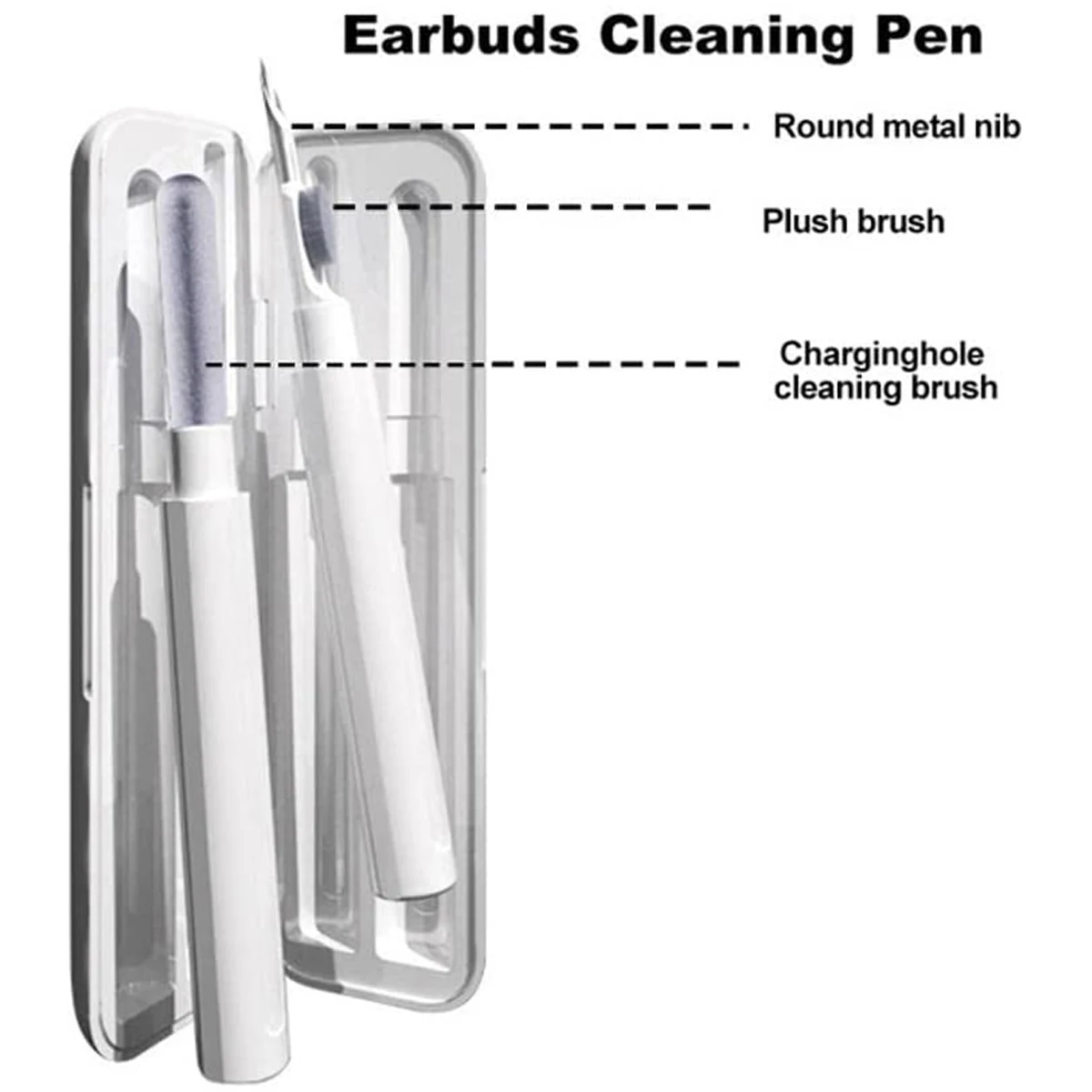 USLION Multi-functional Headphone Cleaner Kit Earbuds Brush Cleaning Tools Earphones Cleaning Pen