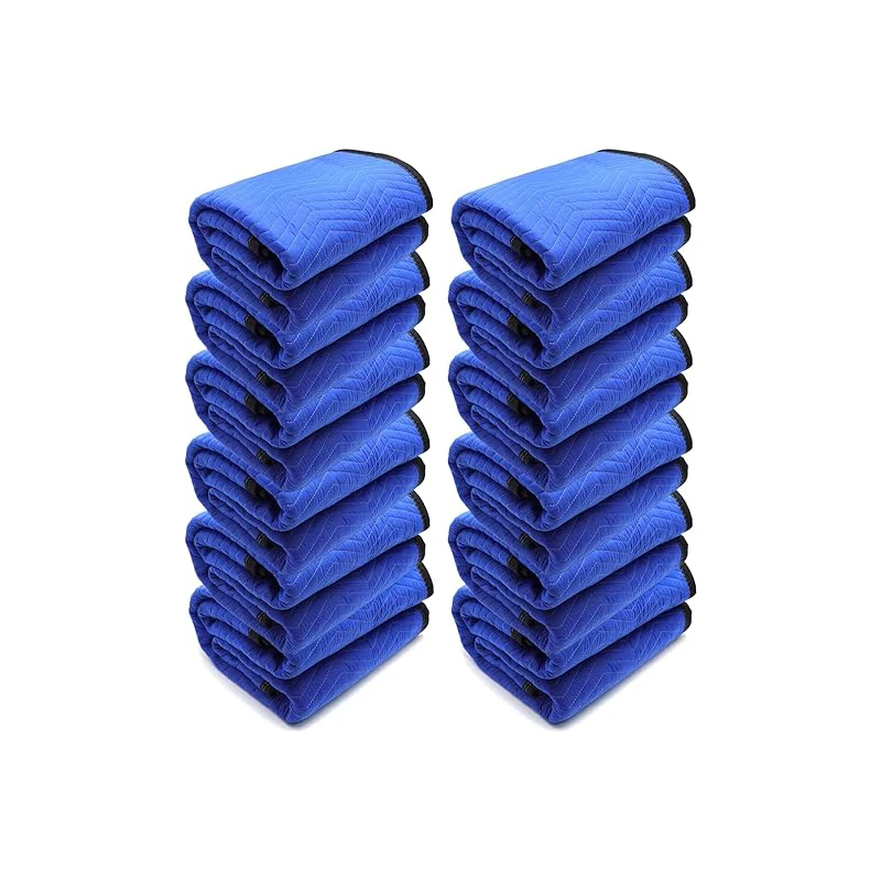 Хит продаж, нетканые подушечки и упаковочные одеяла 72x80 дюймов для защиты мебели