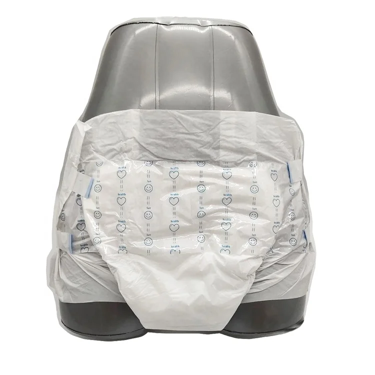 Adult Products Hot Sale Non Woven Fabric Colored Disposable Adult Diaper Ultra Thick Fluff Pulp Cheap Price Adult Diaper In Bulk