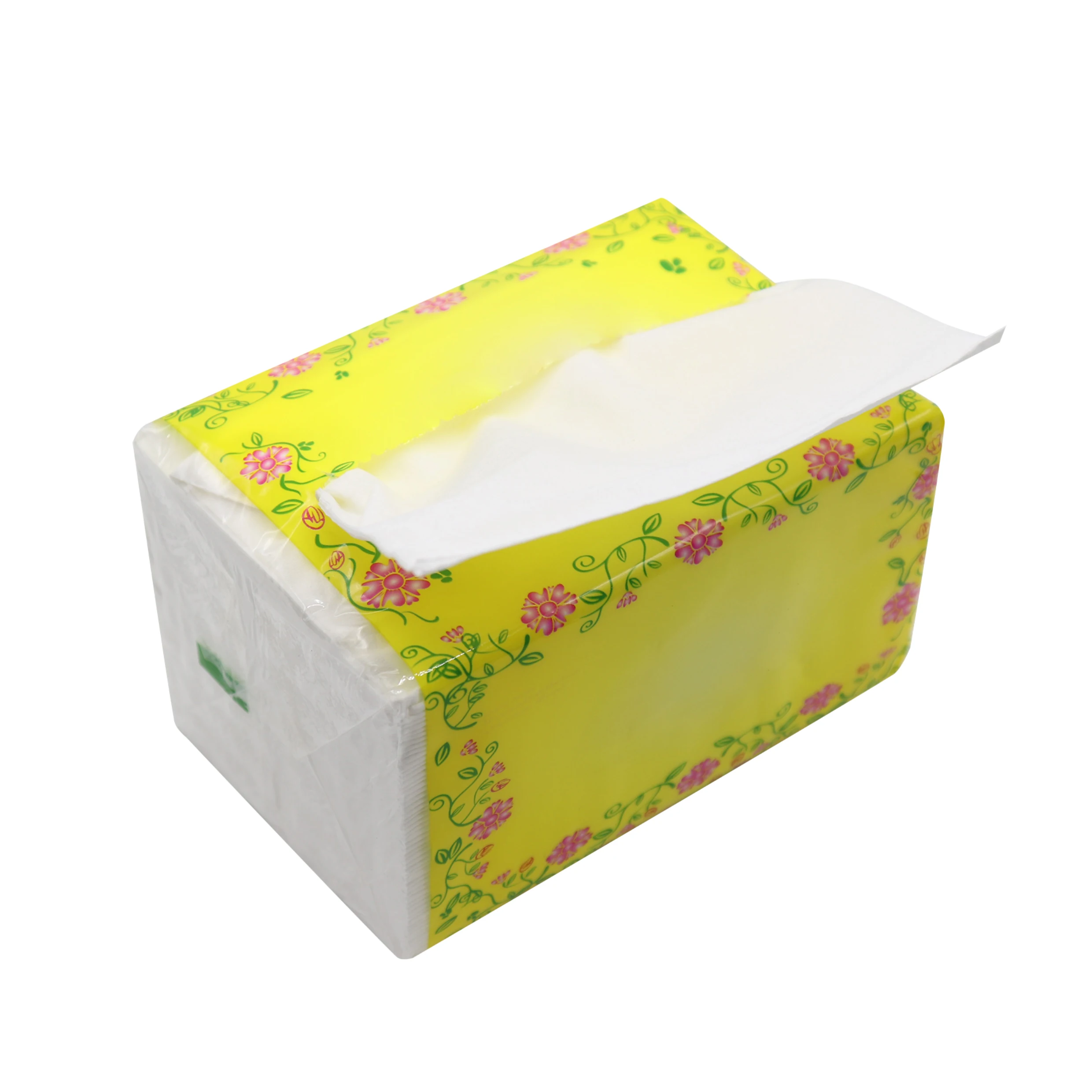 Qingshe оптом с фабрики под заказ туалетная бумага 4 слоя целлюлоза, не бывшая в употреблении и 100 листов Interfolded ручной бумага для полотенец для ванной комнаты папиросной бумаги