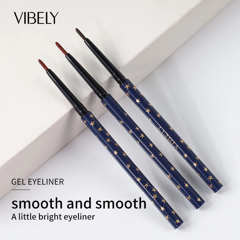 Galaxy Meteor Eyeliner Gel Pen Makeup Cosmetic Colorful Smooth Easy to Draw Lasting Waterproof Eyeliner