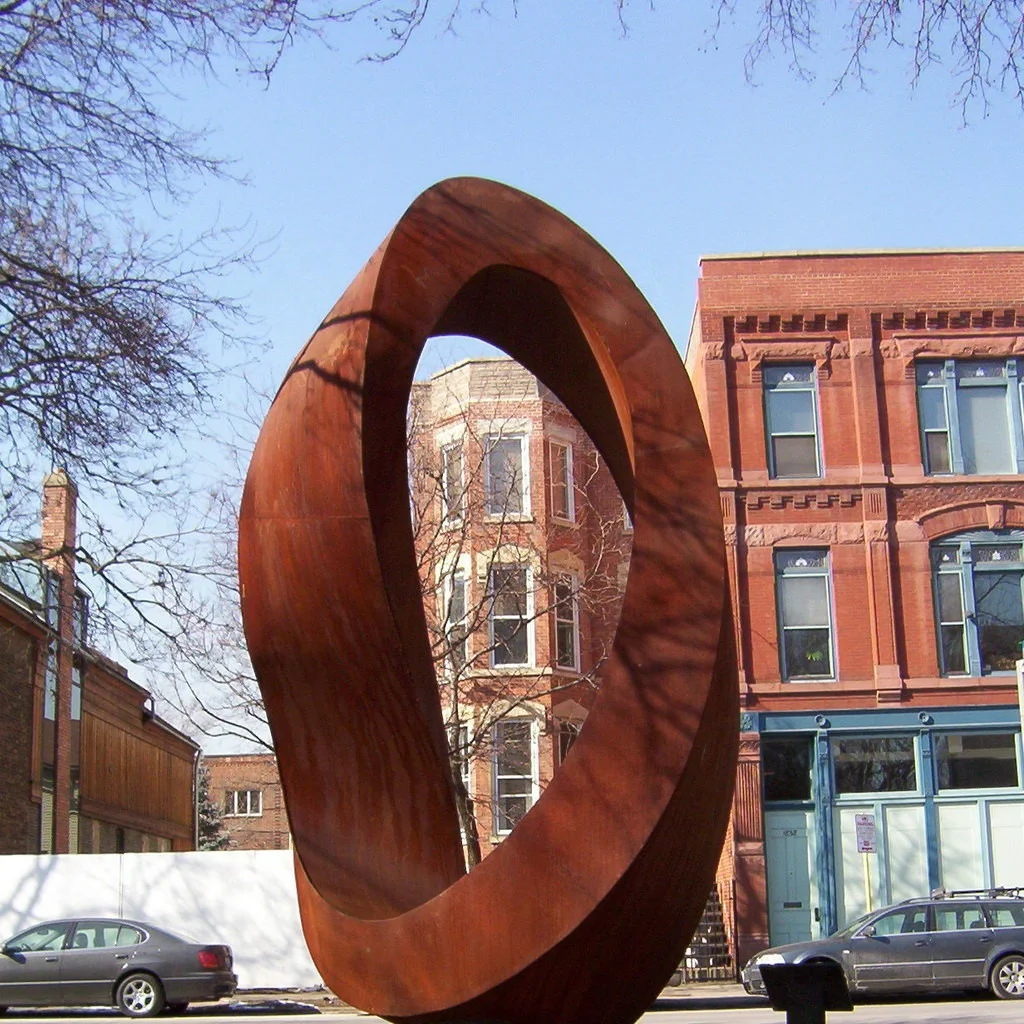 Keenhai Garden Heat-resistant Natural Rusty Design Modern Corten Steel Sculpture
