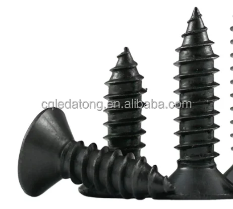 Competitive Price Bugle Head Black Phosphate Self Tapping Screws Drywall Screws Black Self-tapping Screws
