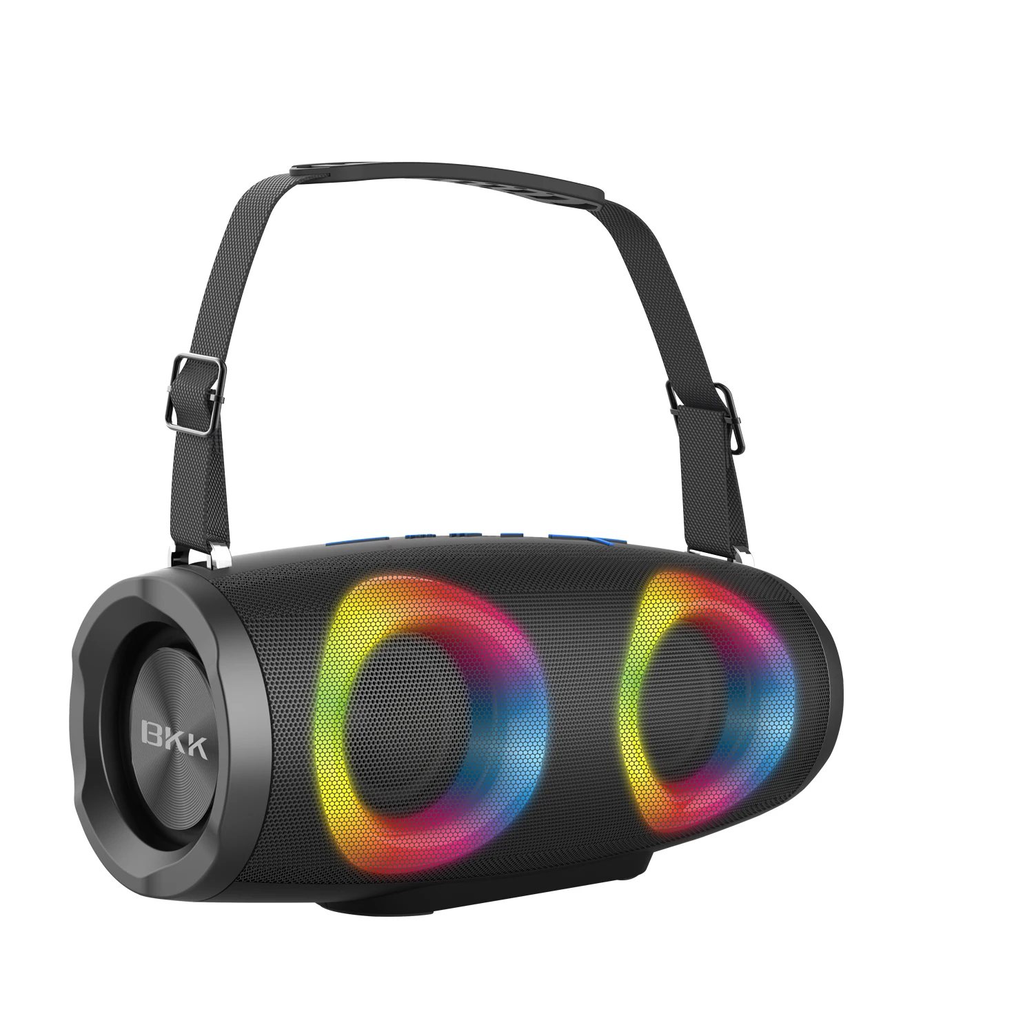 New Model Cylinder Speaker Subwoofer Karaoke with Microphone Bluetooth Speaker Wireless Audio for Outdoor