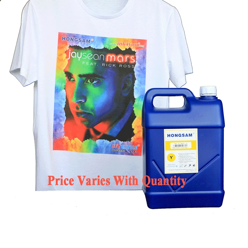 Hongsam DTG pigment ink for KM1024iSAE industrial head printing