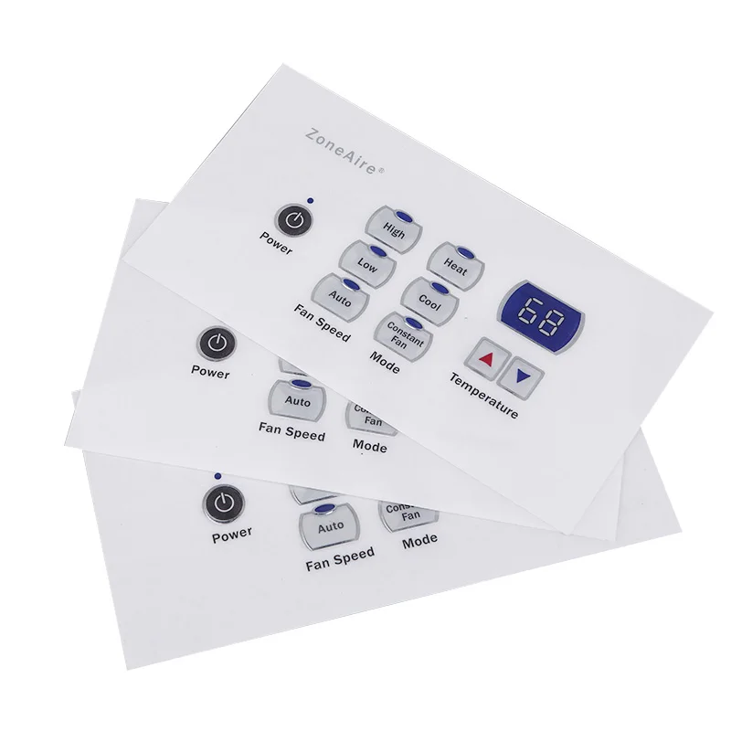 Custom Printing Waterproof Touch Screen Control Panel Switch Panel Sticker Labels for Electrical Products
