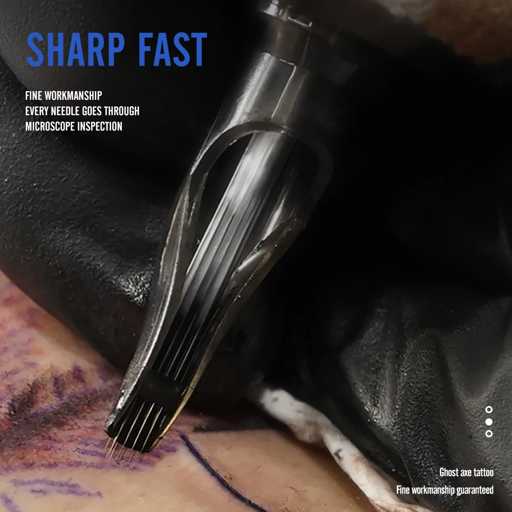 Ghostaxe Tattoo Machine Kits Professional Powerful Motor Tattoo Pen Set Permanent Makeup Machine for Body Art