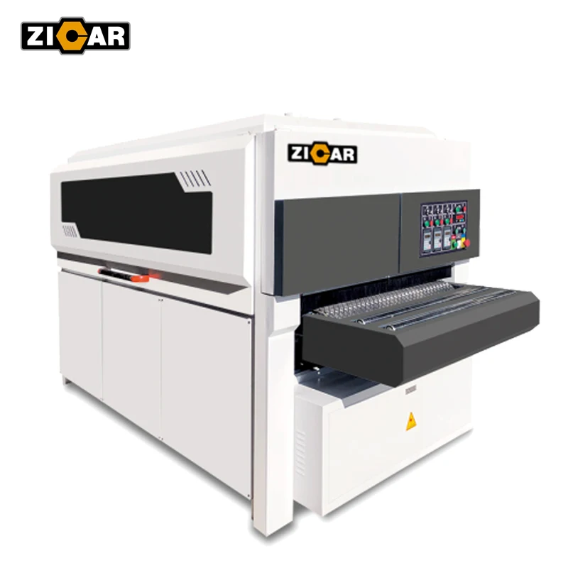 ZICAR 1000mm 1300mm wood polishing machine for wood panels sander polisher