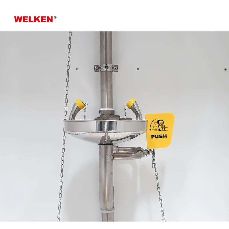 eyewash stations decontamination shower EYEWASH SHOWER CABIN portable shower emergency eye wash booth for Middle East