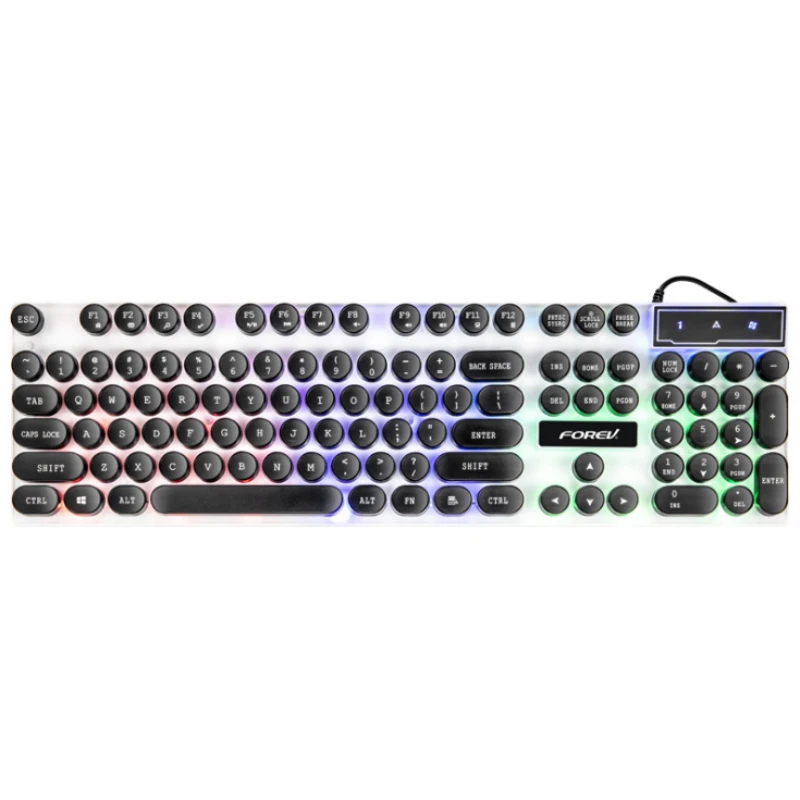 
New Mechanical Feel Cyberpunk Backlight Gaming Keyboard, Hotswap Keyboard For Sale 