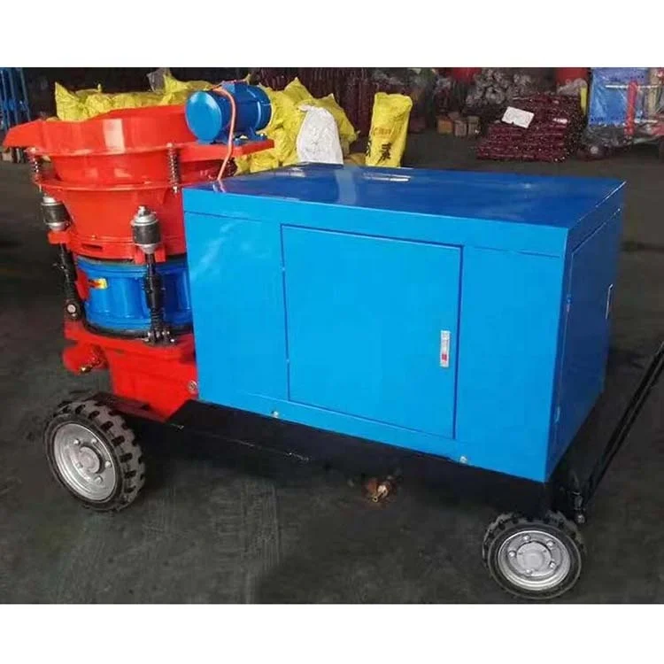 Concrete spraying dry electric diesel shotcrete machine for sale