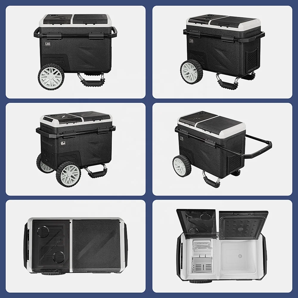 Alpicool 2 in I Design IC36W 36L Fast Cooling  Portable Electric Cooler 12V Mobile Refrigerators Mini Car Fridge With Ice Maker