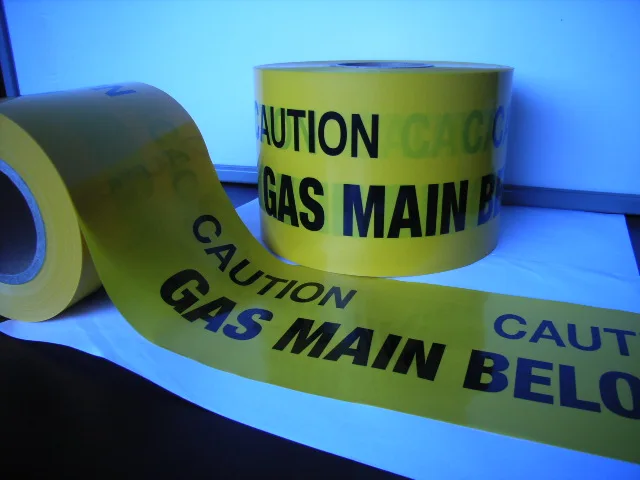 DINGWANG 50mm*100m PE Warning Tape Can be Customized Reflective Plastic flawless dermaplane glow