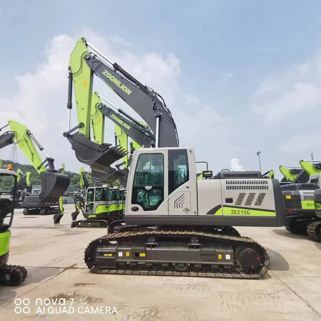 brand new Chinese brand Zoomlion used hydraulic excavator for sale second hand mini ekskavatr 215 ZE215 ZE215E in stock