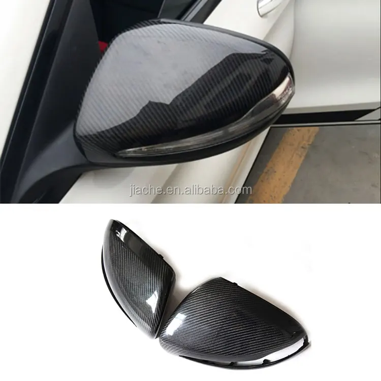 Carbon Fiber Rear View Mirror Cover for Mercedes Benz C Class W205 E S GLC CLS Class 2015-2020 Side Mirror Covers LHD