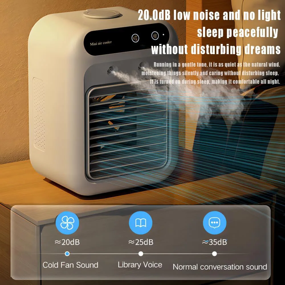 High Quality Air Conditioner Fan Portable Air Conditioner Mini USB Rechargeable Air Cooler Fan