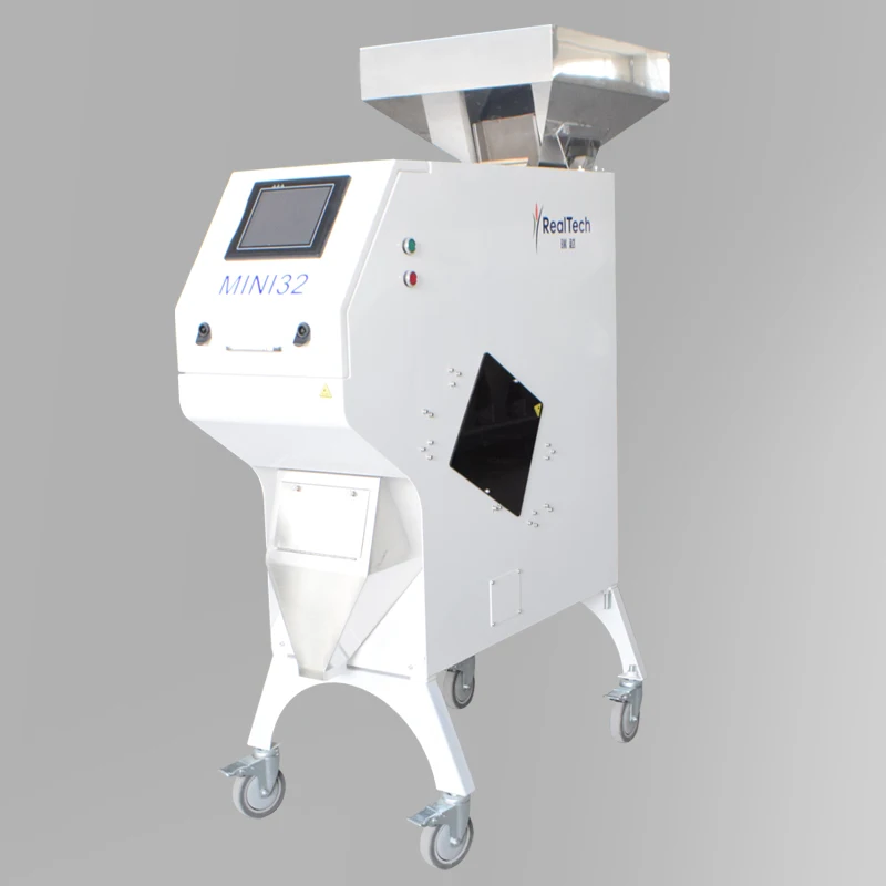 32 Chutes Mini roast coffee bean CCD Colour Sorter machine Rice Grain Seeds Sesame pepper Nuts Soya beans peanut color sorter