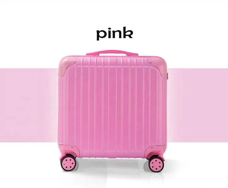 high quality 18Inch abs pilot luggage hard cabin suitcase boarding trolley bag
