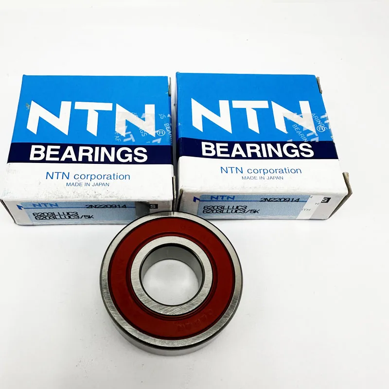 High quality Chrome steel 6203 LLU NTN deep groove ball bearing 6203 2RS Japan brand Ball bearings