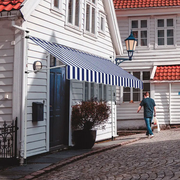 Side Awning RV Residential Balcony Sunshade Canopy Retractable Awning for Balcony