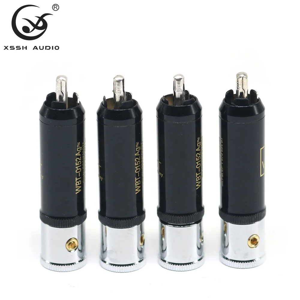 Hi-Fi коннектор для системы YIVO XSSH Audio OEM Hi-end серебристый с покрытием из чистой меди макс. 10 мм видеокабель разъем