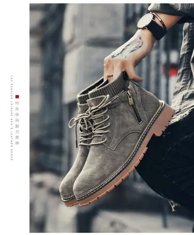 Plush warm cotton shoes snow Martin boots cargo shoes wholesale