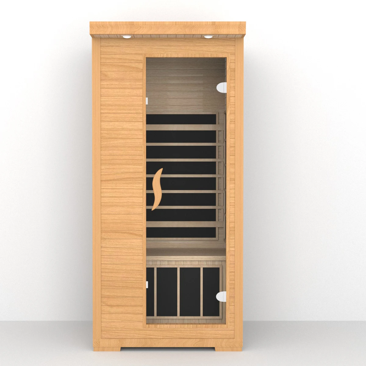 OEM Home Hemlock деревянные карбоновые панельные обогреватели для помещений 1 человек инфракрасная сауна
