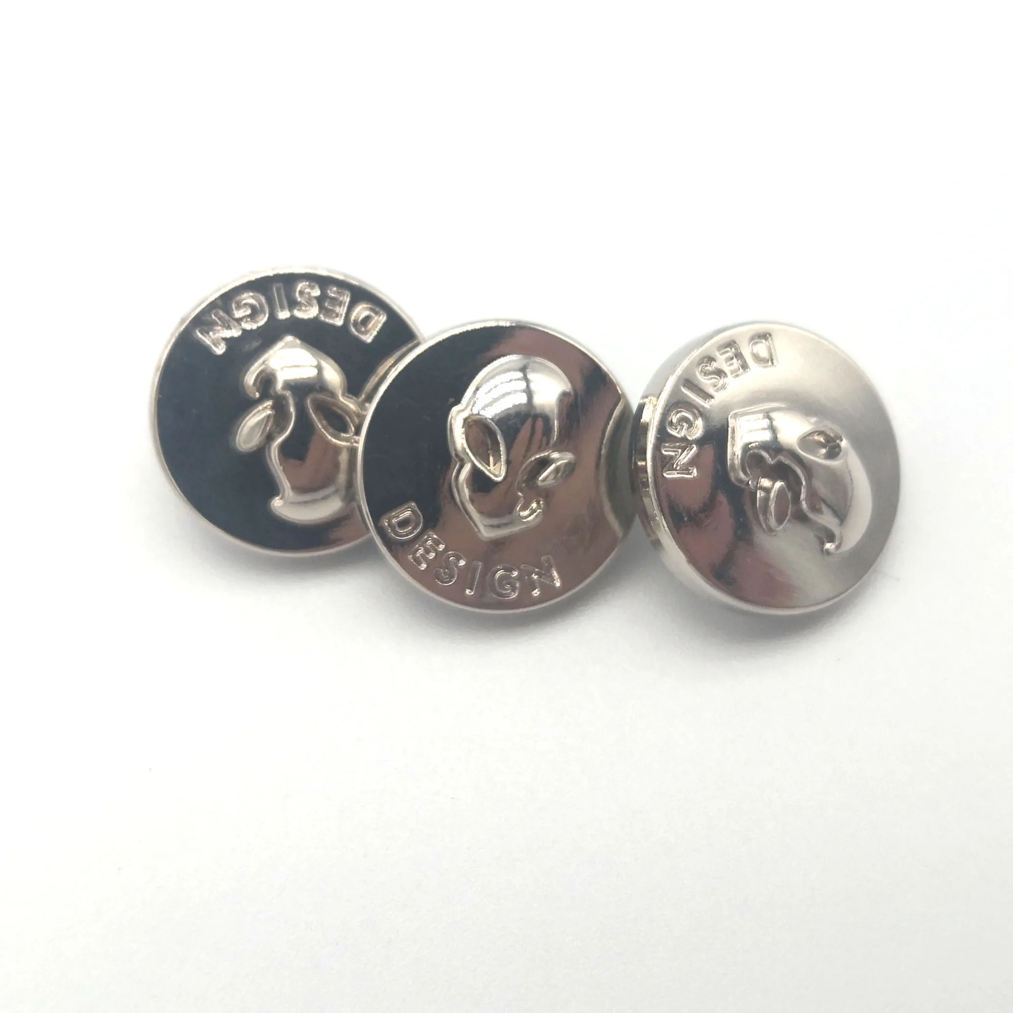 Custom metal clothing button manufacturer snap metal button with logo