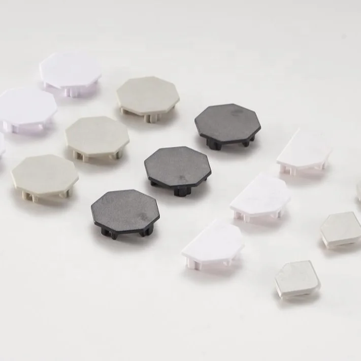 Plastic end  Caps For Shell scheme booth Aluminum Profiles /exhibition booth materials/display accesory equipment manufactory