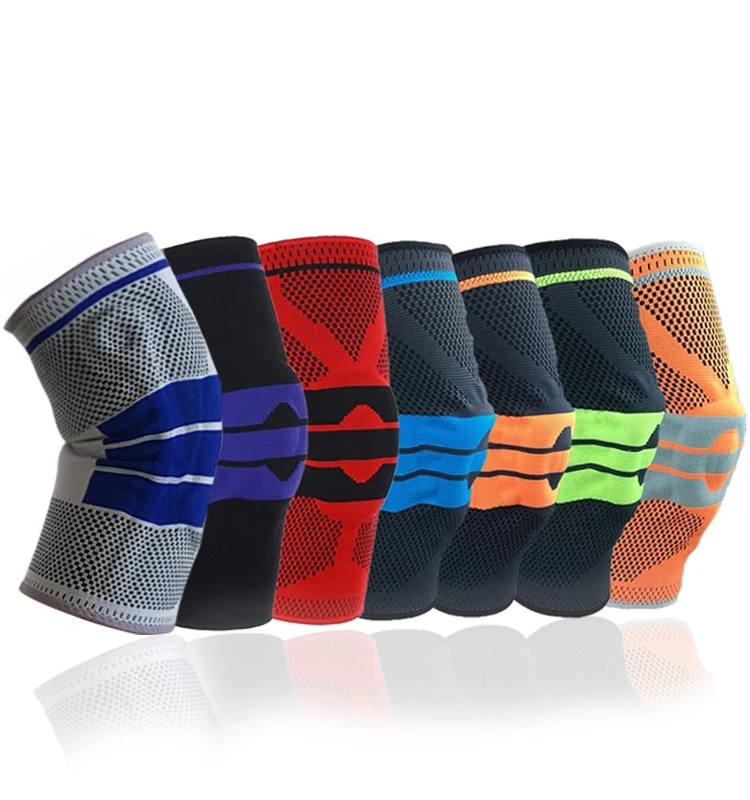 
Remarkable silicon knee support breathable braces spring knee support 