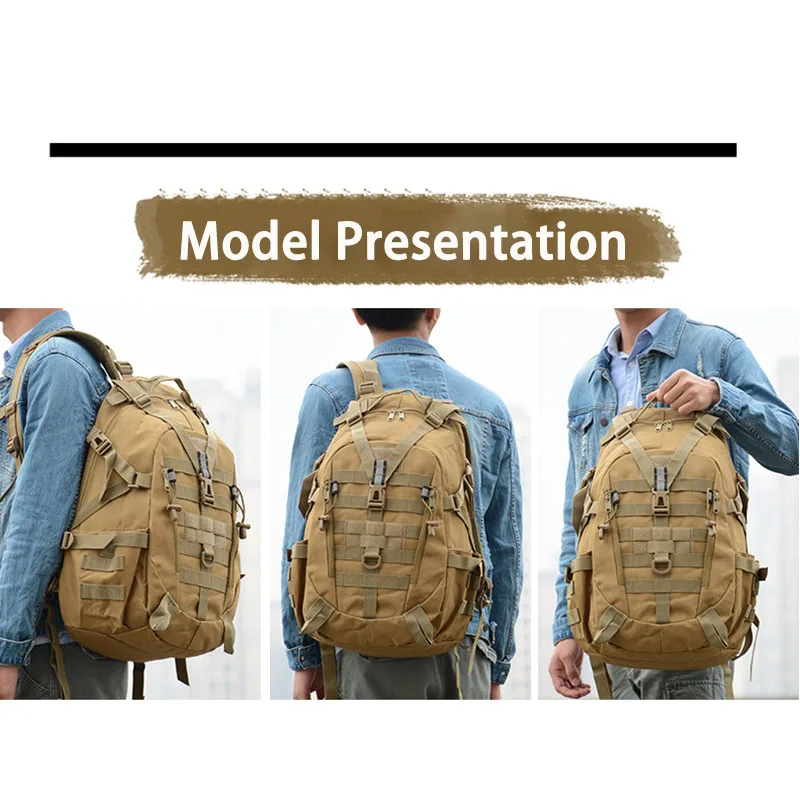 Оптовая продажа 35L тактический рюкзак сумка Открытый камуфляжная спортивный большой водонепроницаемый
