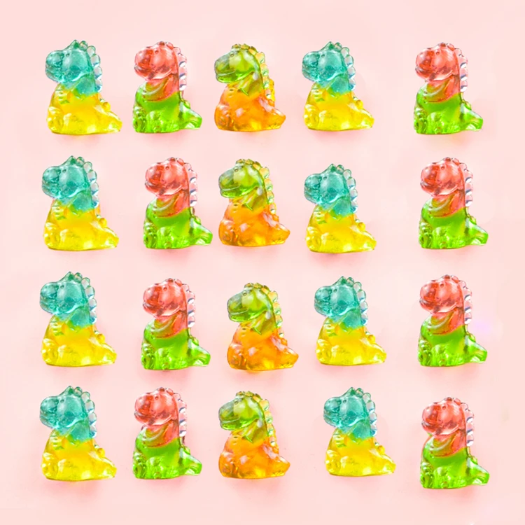 MINICRUSH рождественские конфеты Необычные Экзотические закуски 3D dinosaour Мармеладные Конфеты для детей