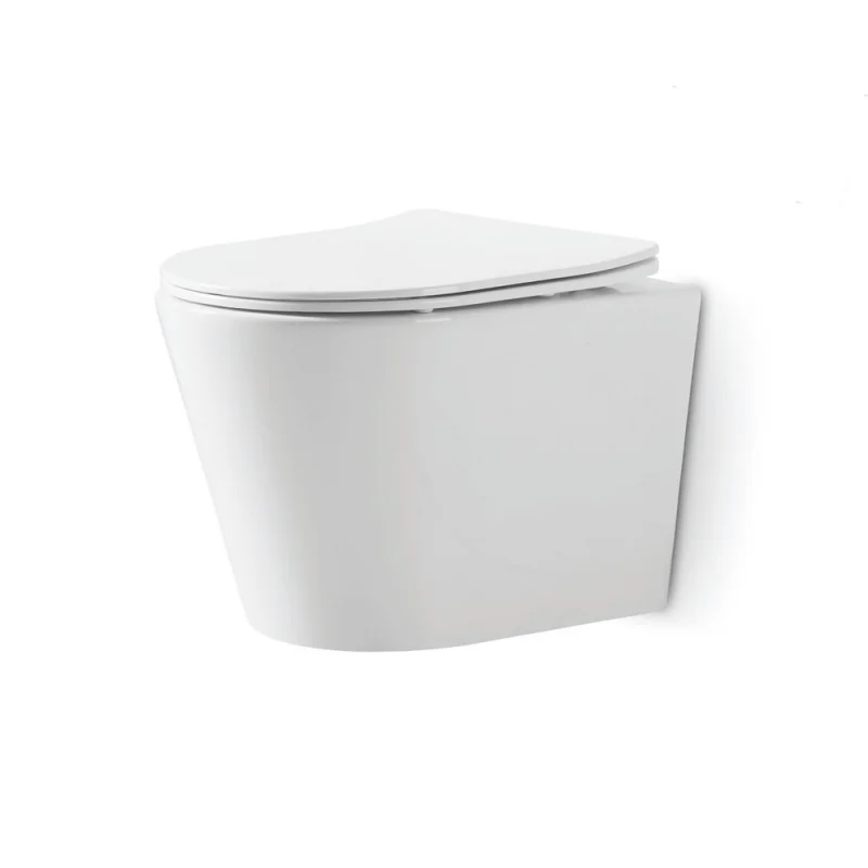 Foshan bathroom ceramic washdown sanitary ware elegant design two piece square toilet 8067