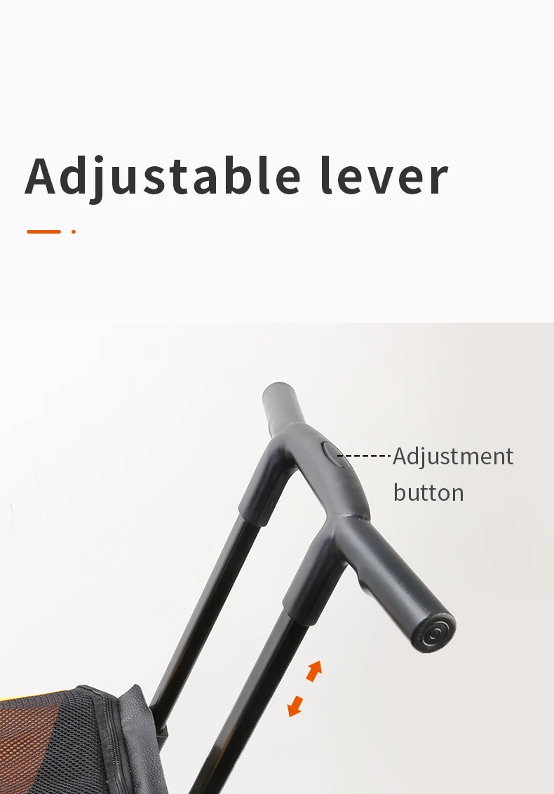 a large pet stroller with a handle