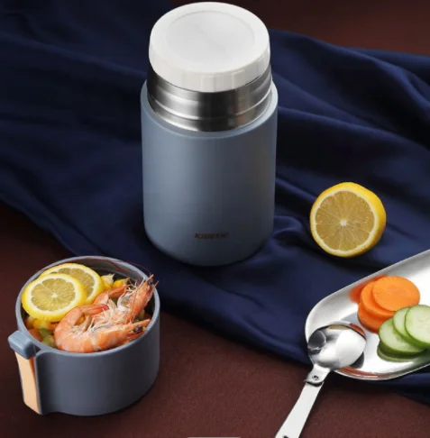 Wholesale Household Used Stainless Steel Vacuum Soup Container Food Insulated Flask Vacuum Food Jar Braised Beaker