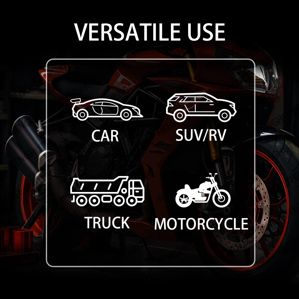 LCD Display Digital Tire Inflator - Dial Air Pressure Gauge for Accurate Tyre Inflation