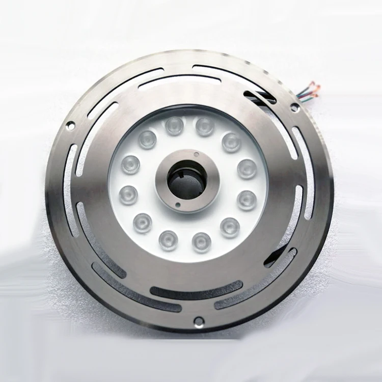 Stainless steel housing tempered glass cover waterproof led fountain jet light