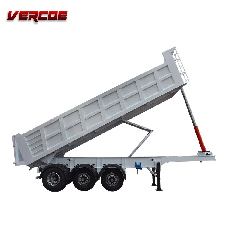 Factory Direct Heavy Duty U-Shape 3 4 Axles Semi-Trailer Tipper Dump Truck Trailers Competitive Prices for Sale