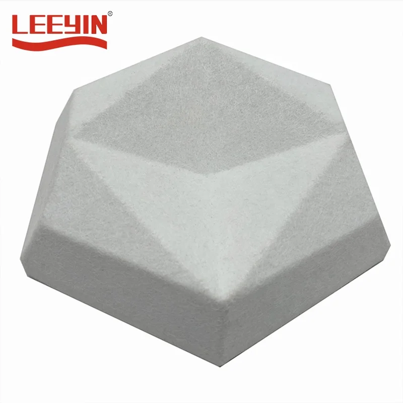 Factory Price Custom DIY PET Felt Panels Sound Wall Panel 3d Polyester Acoustic Panel