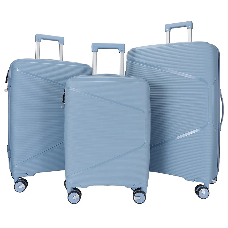 OMASKA Custom Logo 20 24 28 Inch PP Business Luggage Trolley Suitcase